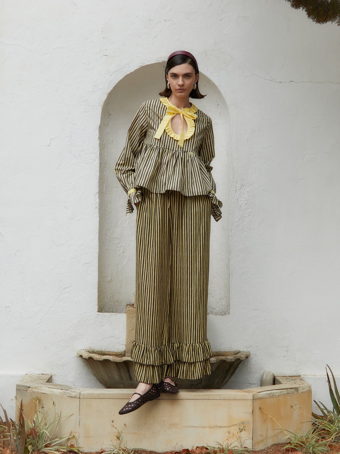 Striped Starlit Palazzo Pants