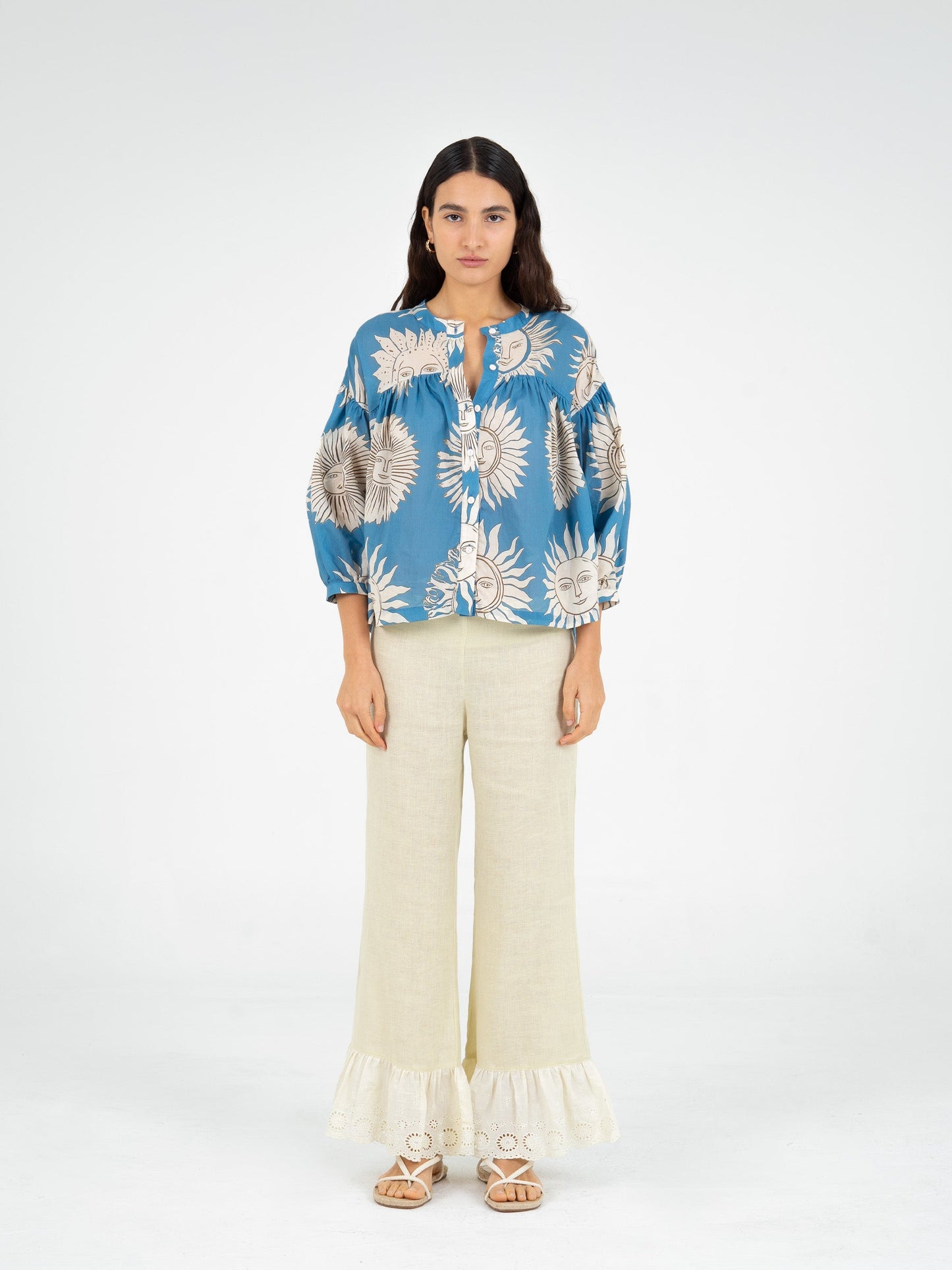 Sol Sun-Printed Blouse