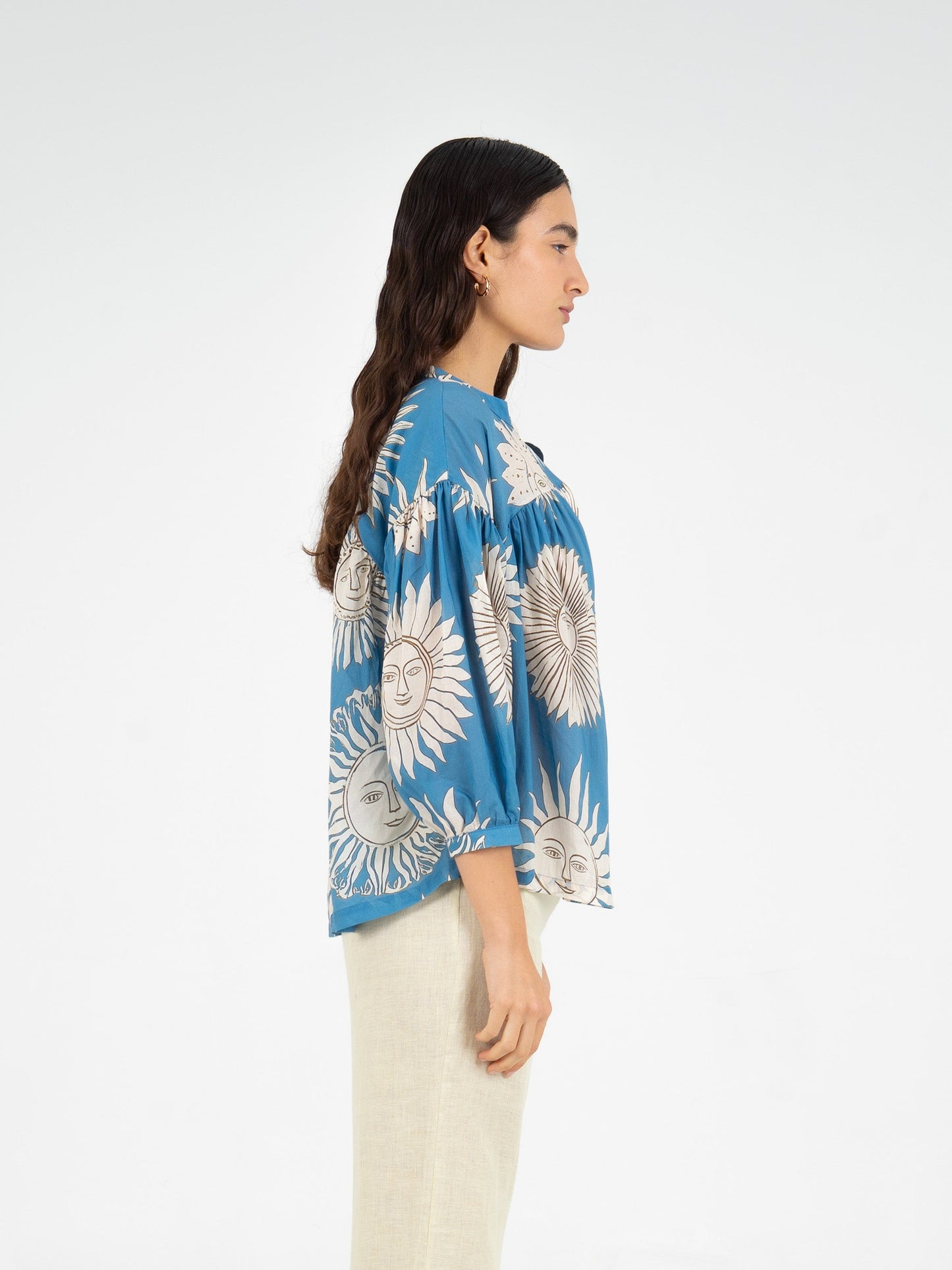 Sol Sun-Printed Blouse