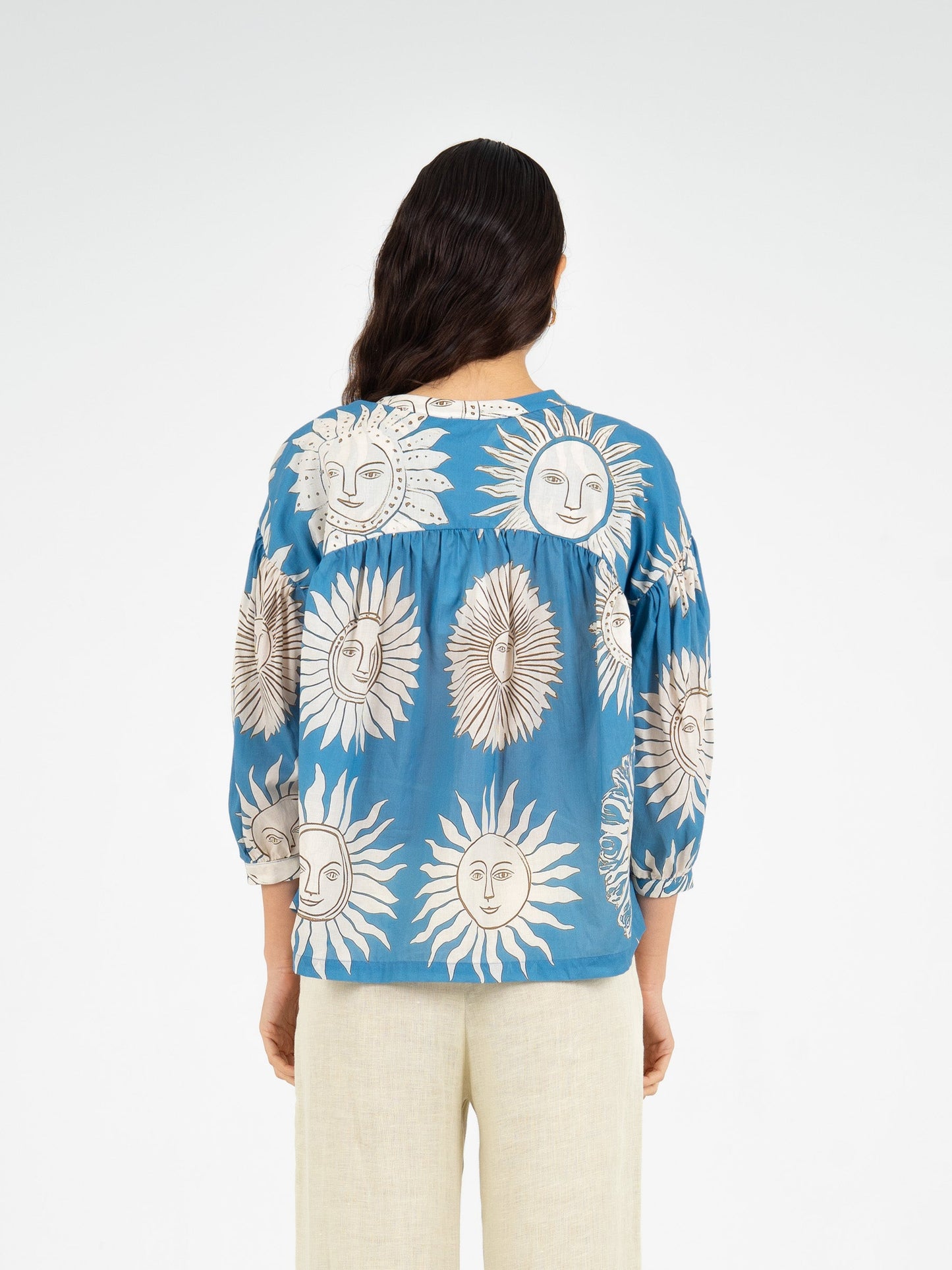 Sol Sun-Printed Blouse