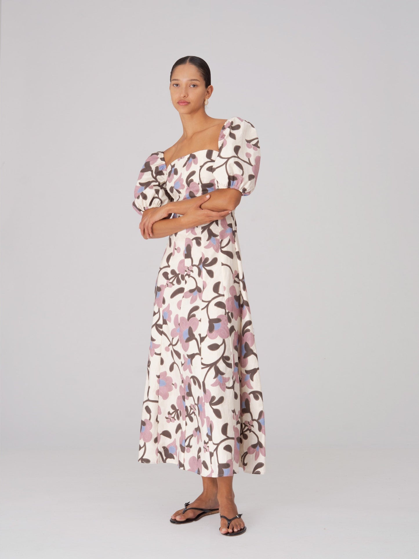 Orion Flower Print Dress