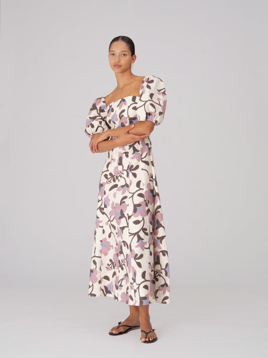 Orion Flower Print Dress