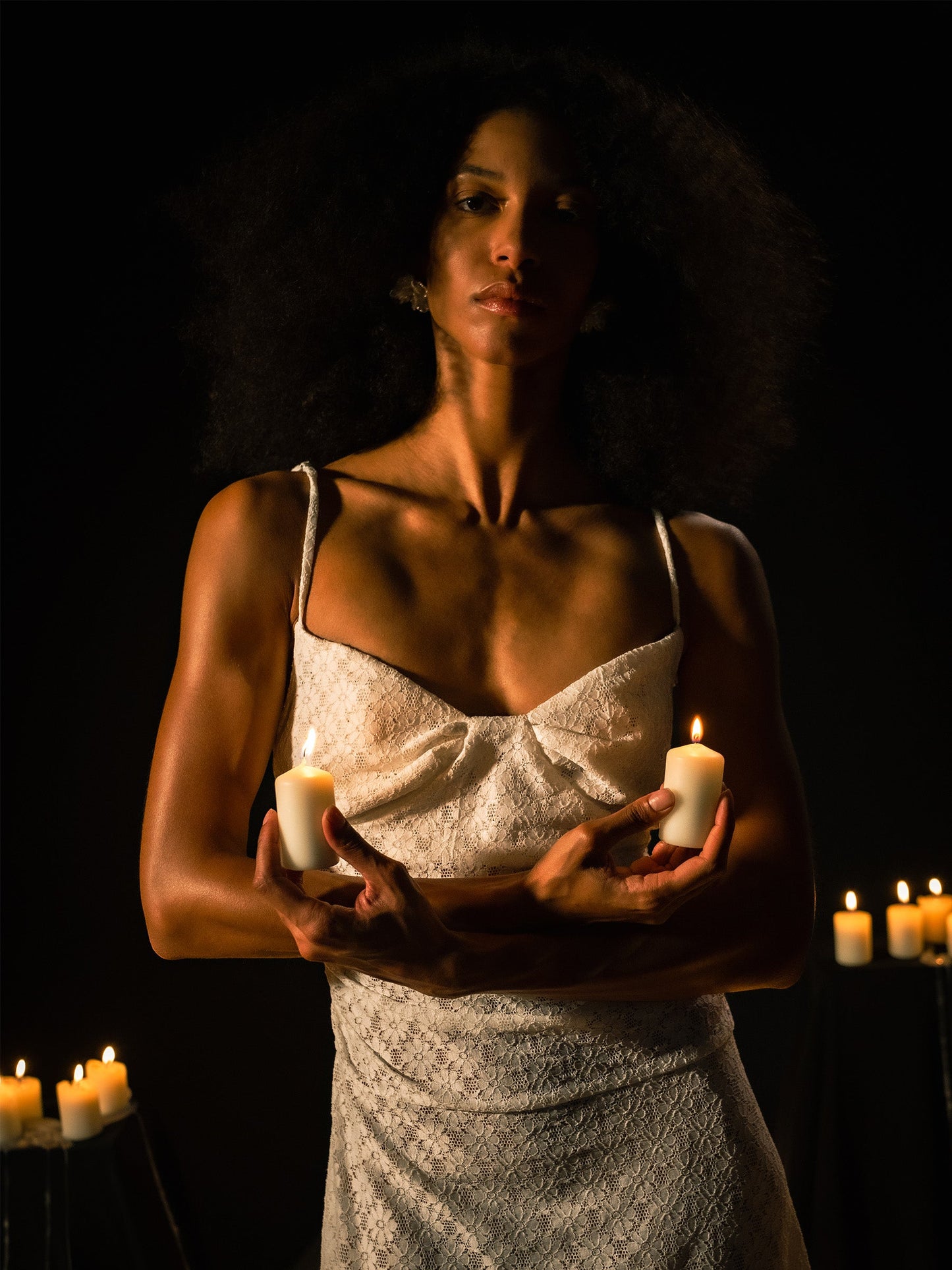 Luna White Lace Dress