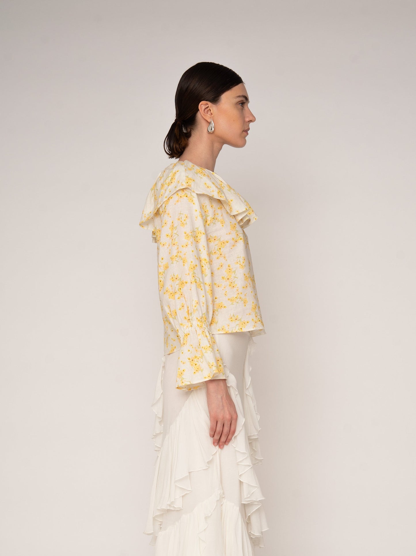 Marguerite Floral Print Blouse