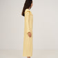 Beurre Long Yellow Pleated Dress