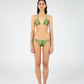 Master Green Paisley-Style Print Bikini Bottom