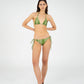 Master Green Paisley-Style Print Bikini Bottom
