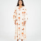 Lux Palm-Printed Maxi Dress