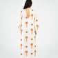 Lux Palm-Printed Maxi Dress