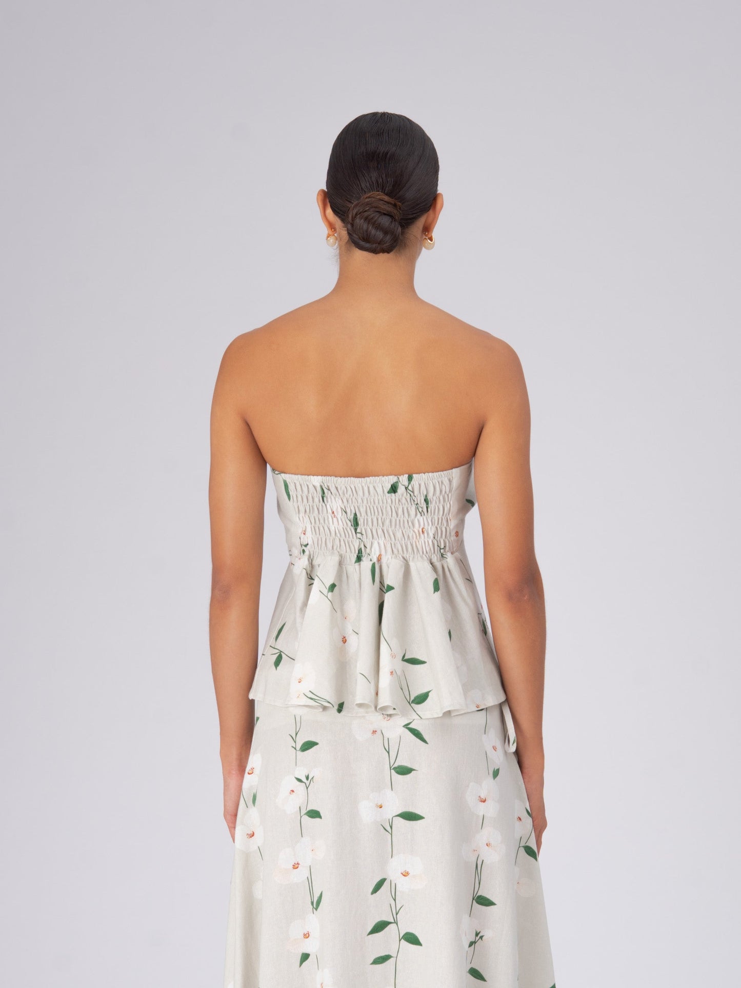 Summer Harlequin Floral Print Top