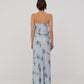 Blue Flower Print Dream Dress