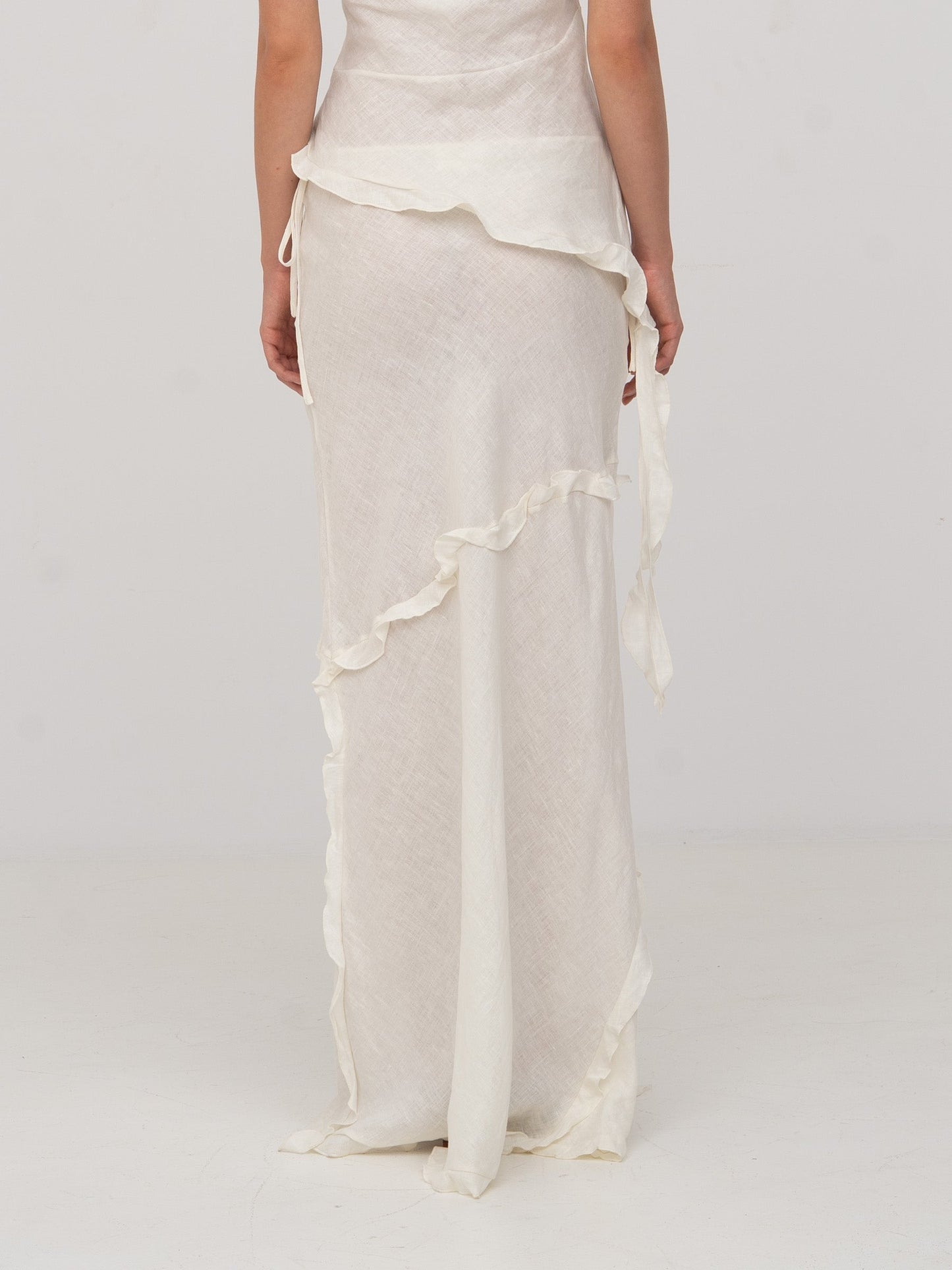 White Linen Ecstasy Skirt