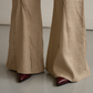 Aire Linen Flare Leg Pants | Mocha Latte