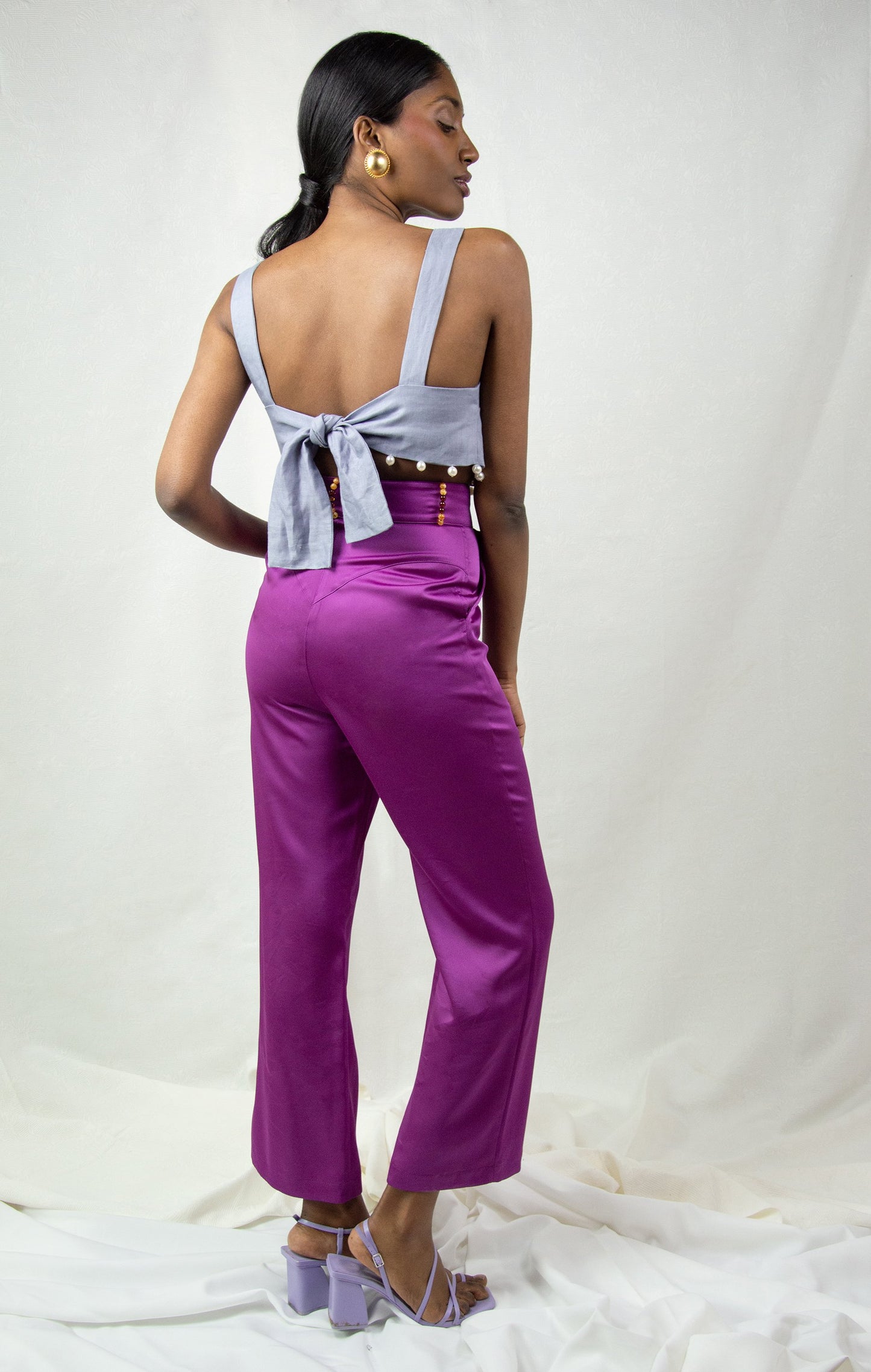 Adonis Satin Trousers