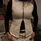Union Vest Top | Ecru