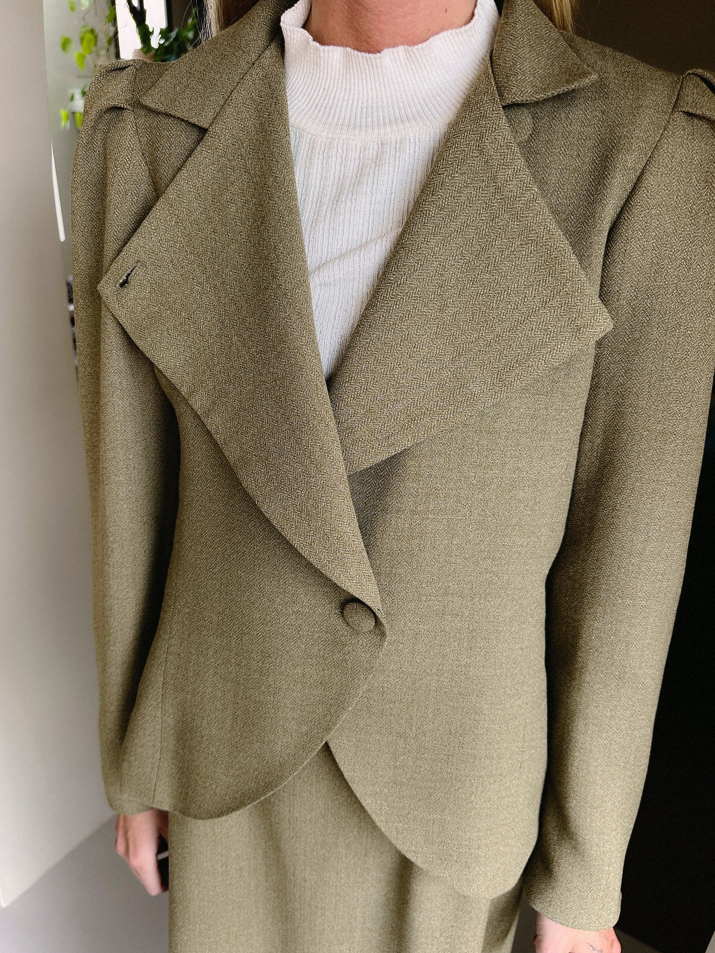 Olive Green Lana Blazer