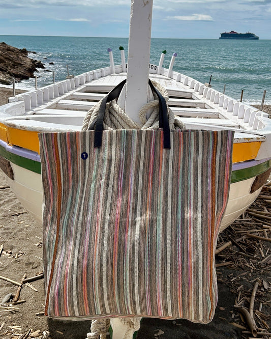 Bolso Amanda Weekend rayas Green