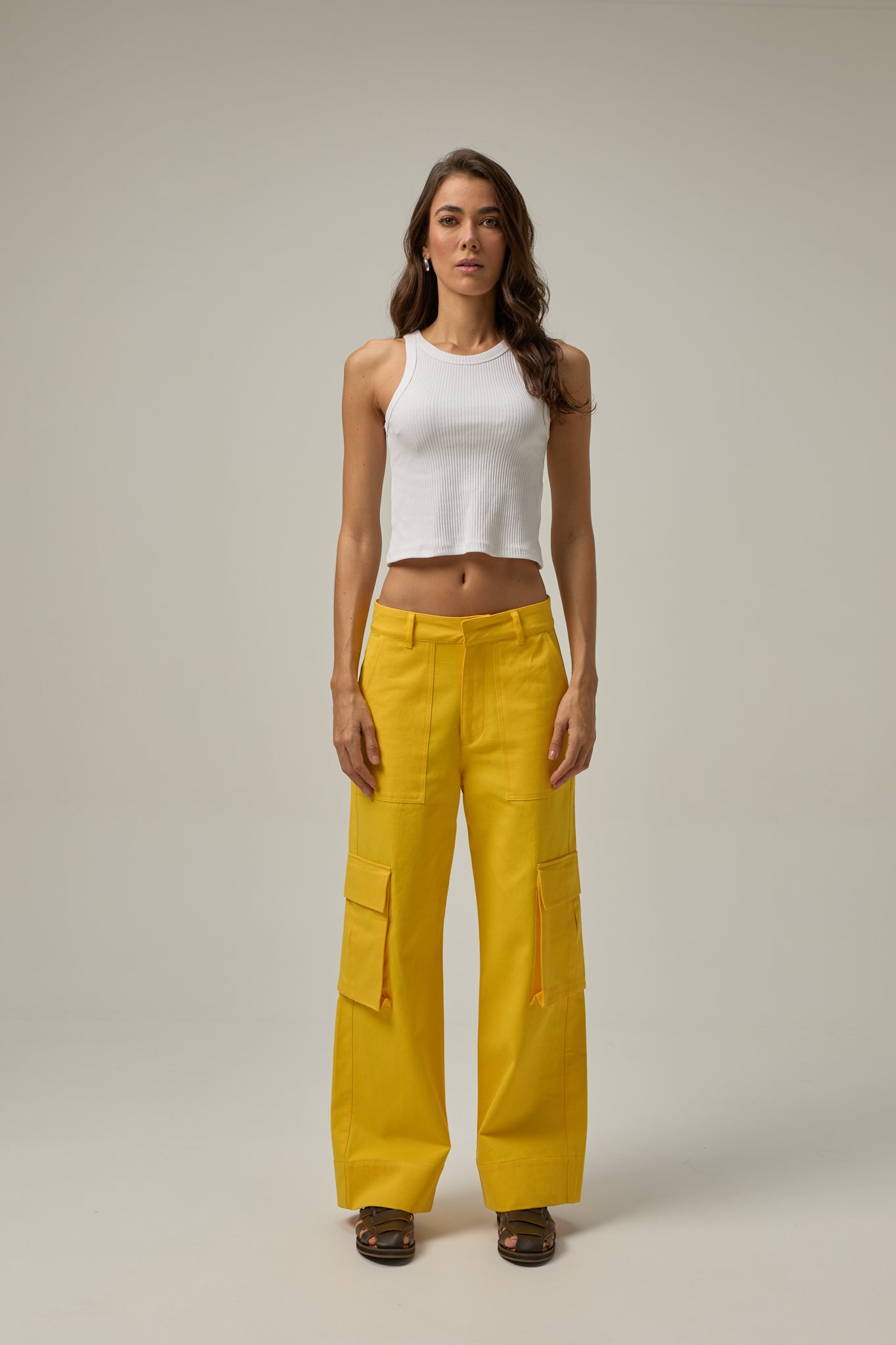 Utility Cargo Pant | Canary Yellow