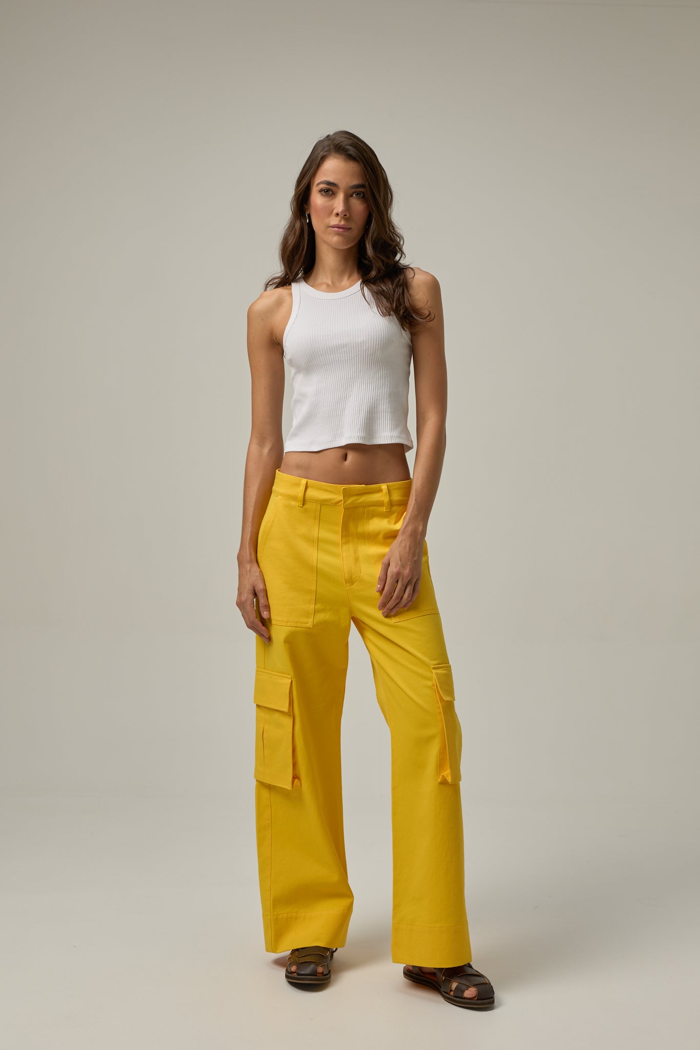 Utility Cargo Pant | Canary Yellow