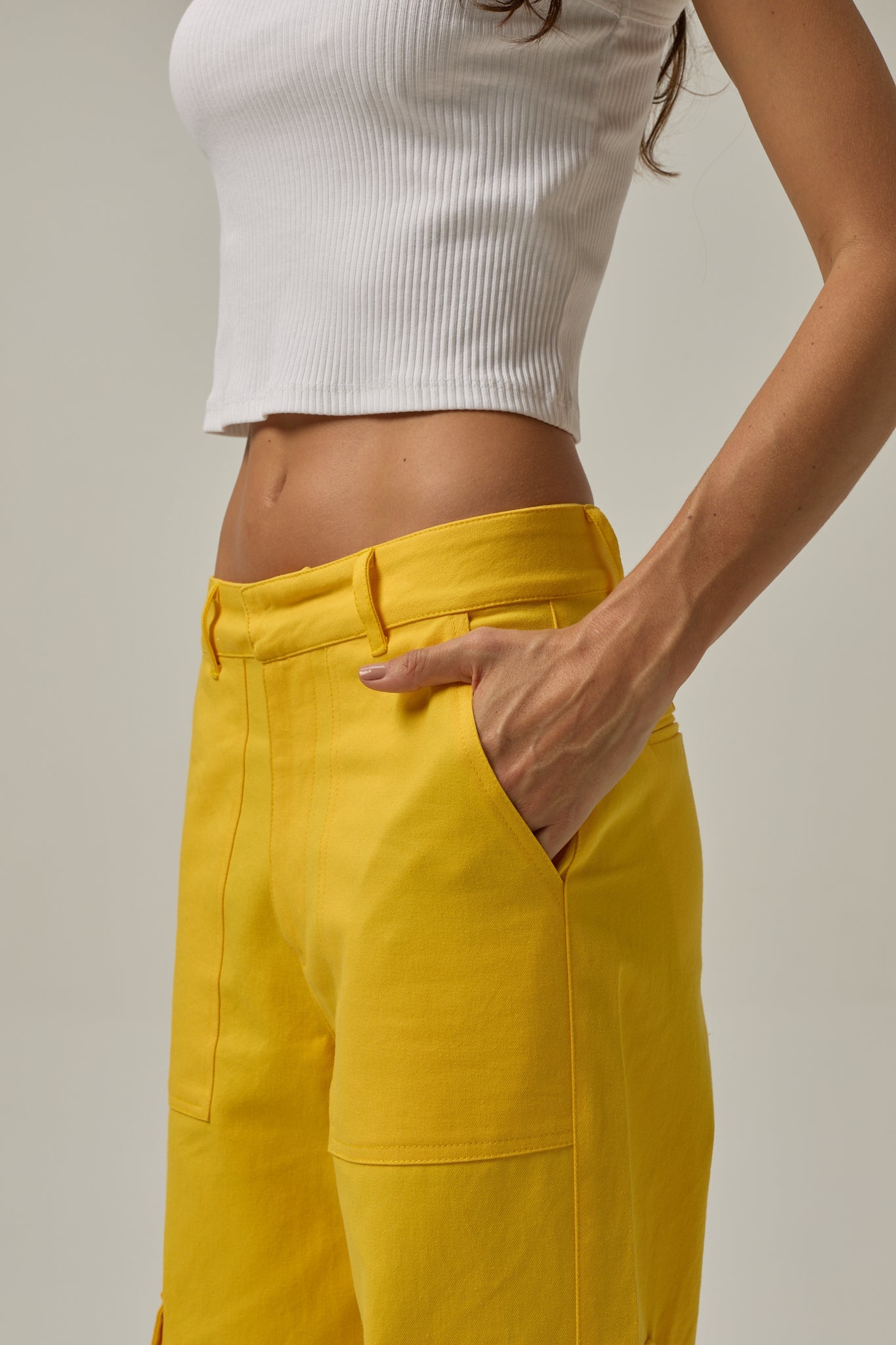 Utility Cargo Pant | Canary Yellow