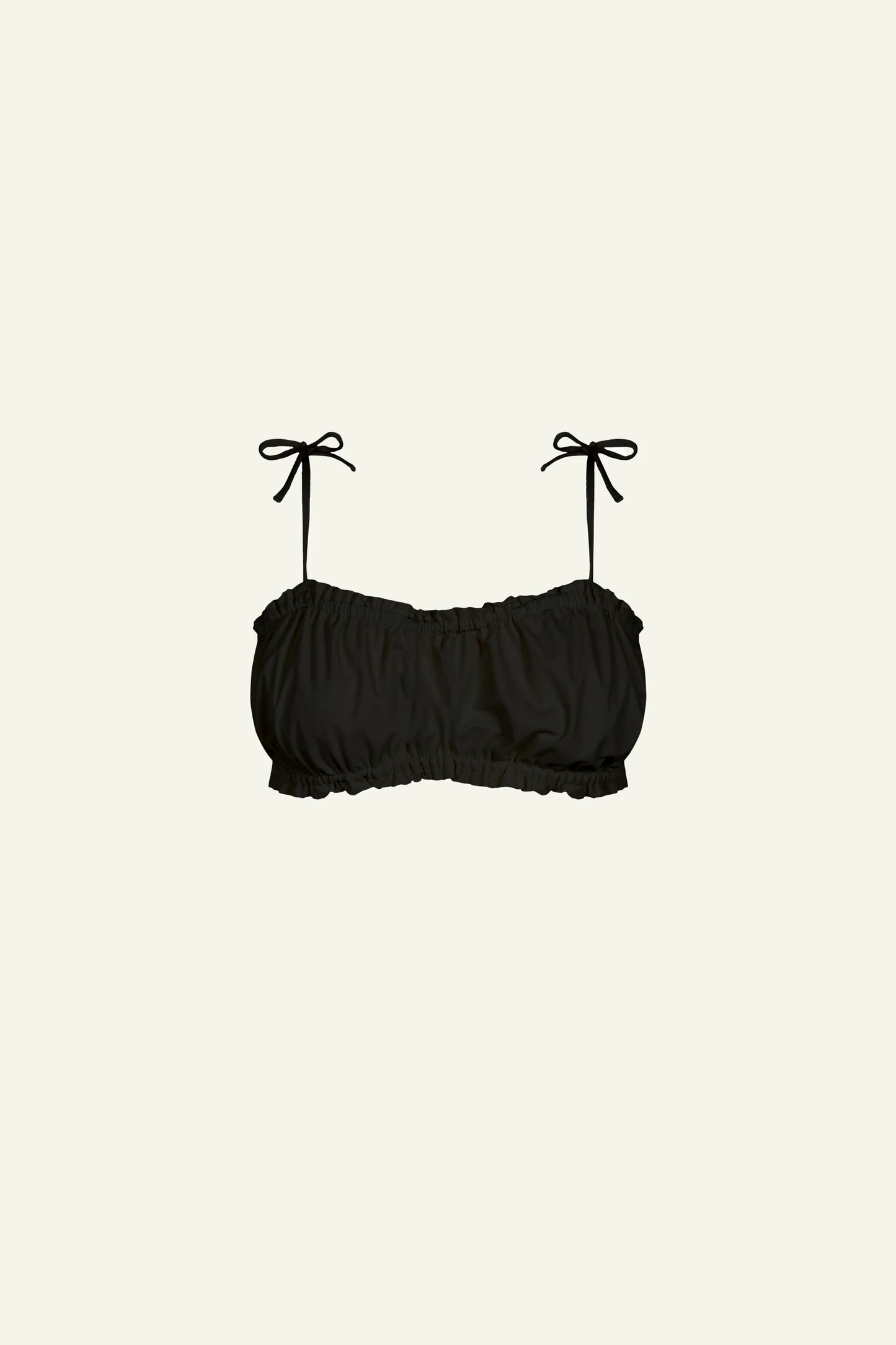 Top Cropped puffed (Limited Edition) Black- Carmen