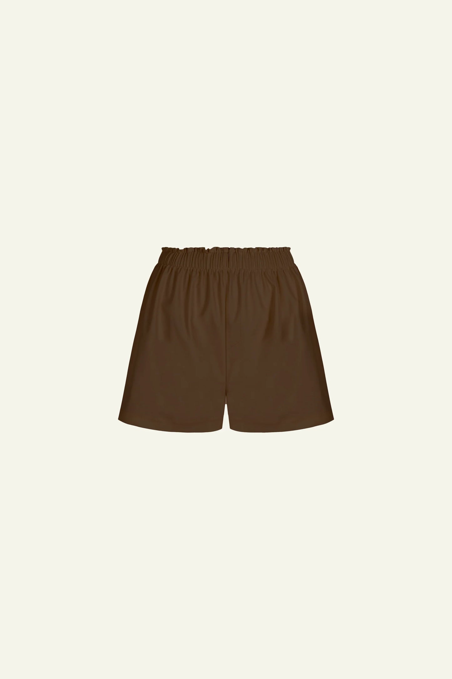 Draped Bermuda Shorts (Limited Edition) Chocolate- Natalia