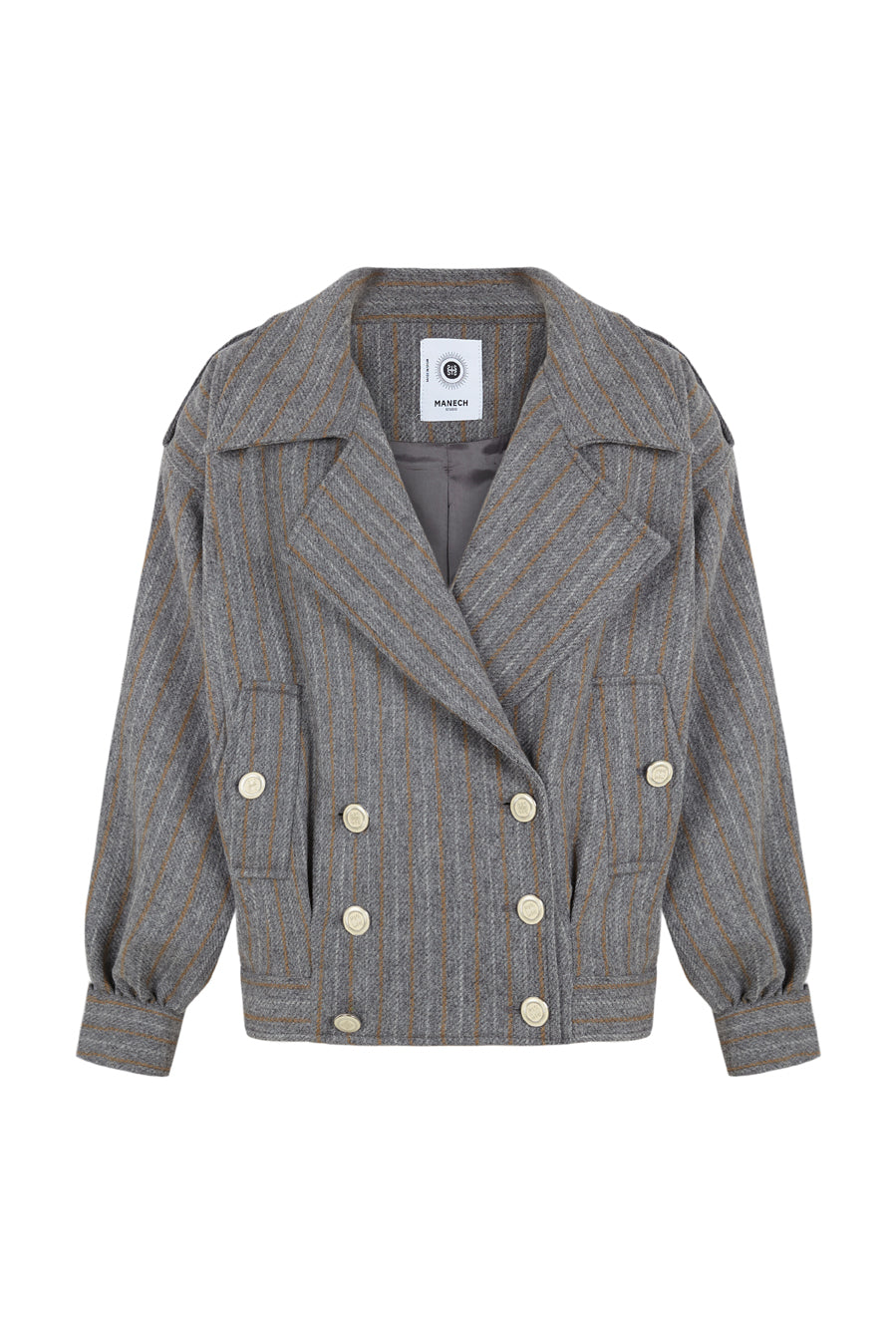 Wool Jacket Light Gray