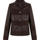 Limited Edition Dark Chocolate leather and suede jacket