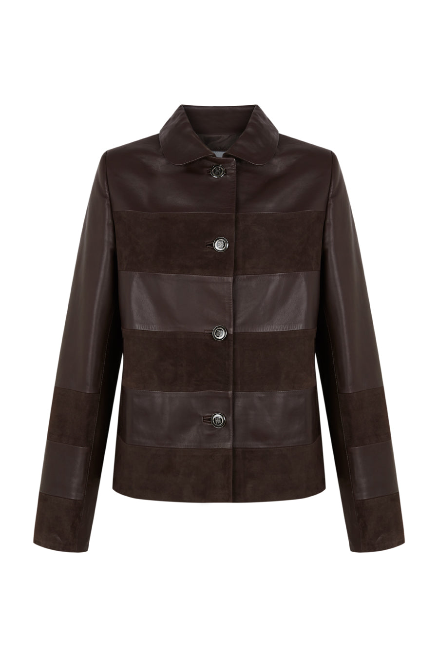 Limited Edition Dark Chocolate leather and suede jacket