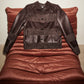 Limited Edition Dark Chocolate leather and suede jacket