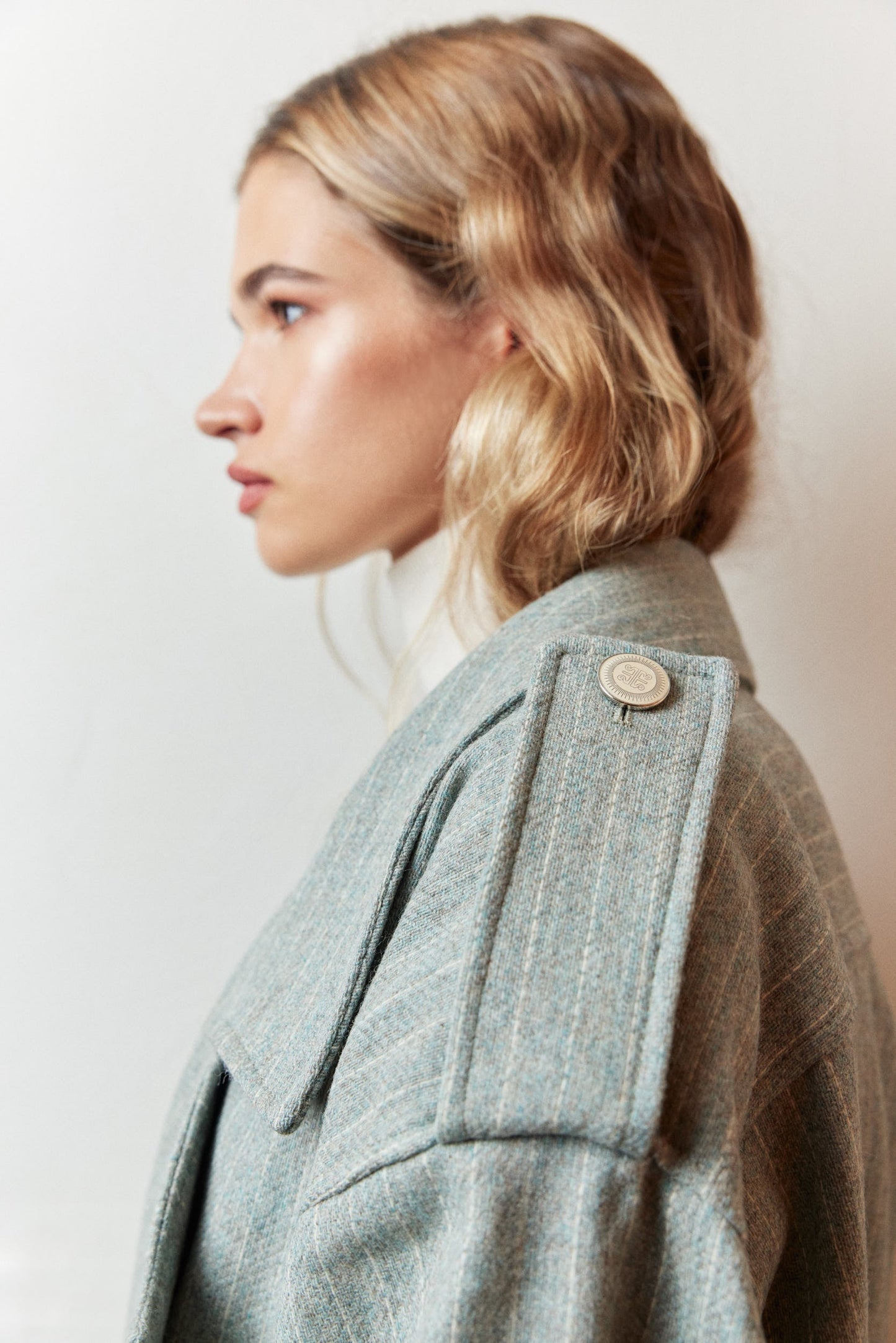 Mint Wool Coat