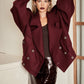 Red Wine Wool Coat