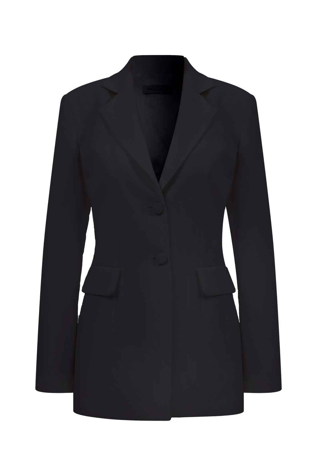 MARYLEBONE FITTED JACKET IN BLACK