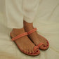 El Teide Orange Sandals