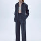 Millie Wool Trousers in Antracite