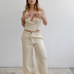 Roca Linen Pant | Butter Yellow