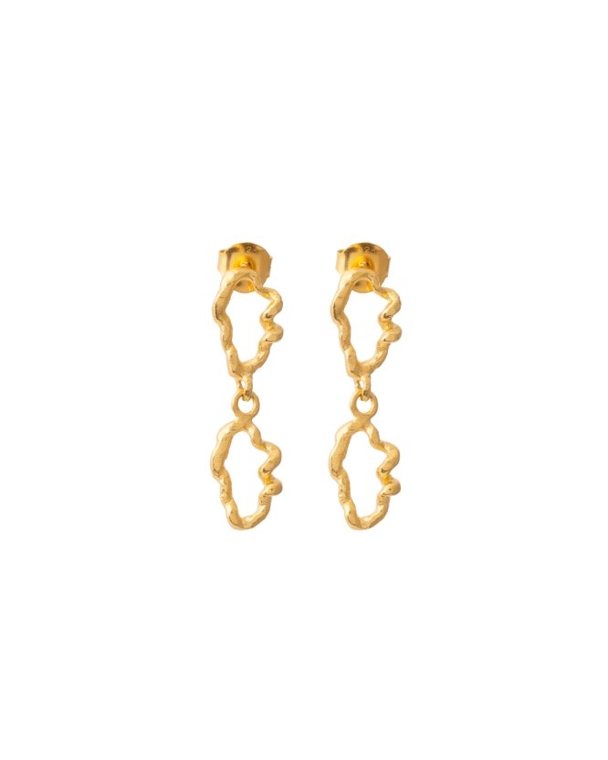 Fire IV Two Link Earrings