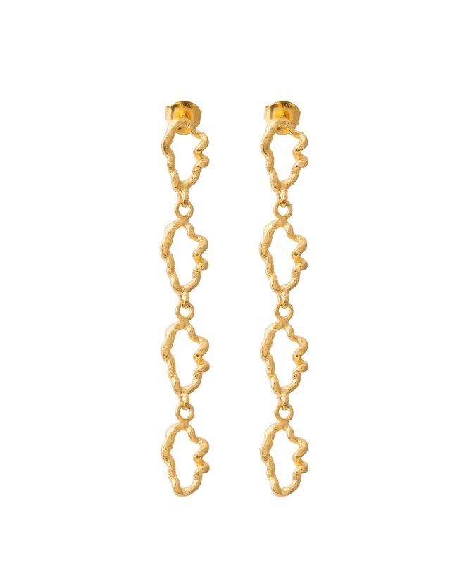 Fire IV Four Link Earrings