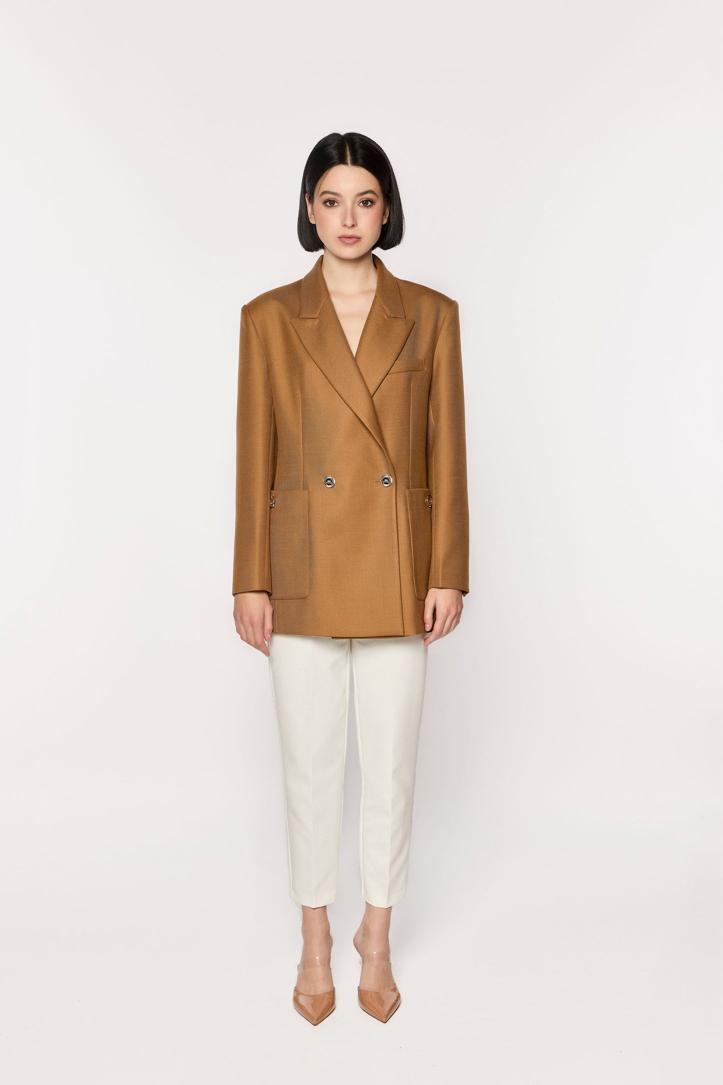 Riganti Camel Wool Blazer