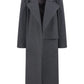 Isha Wool Coat In Dark Grey