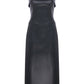 Gaia Vegan Leather Midi Dress