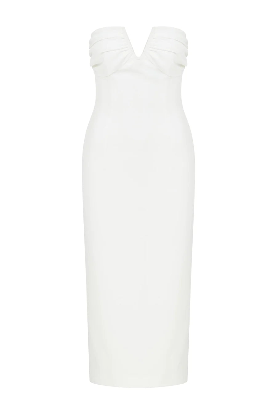 Miora Crepe Midi Dress in Vanilla Ice