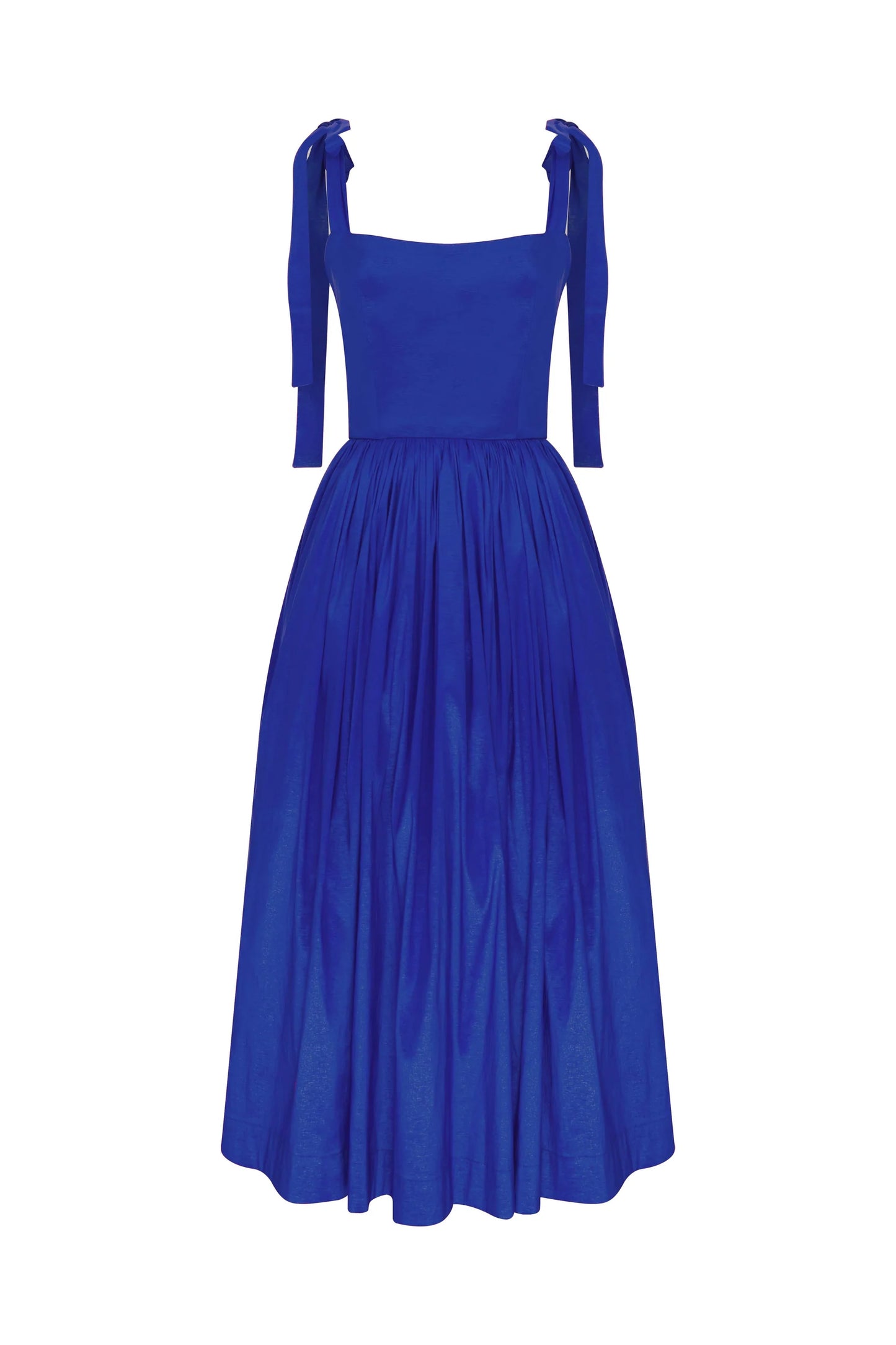 Sibby Midi Dress in Bleu