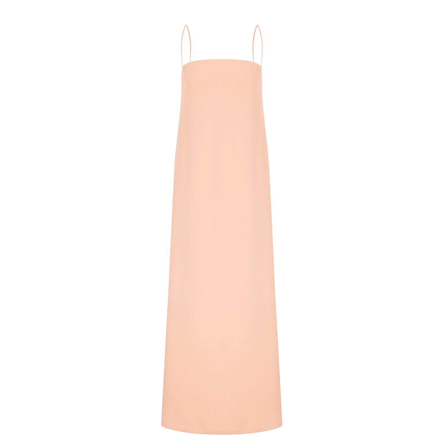 Aella Long Dress in Apricot Cream Maxi Dress Nazli Ceren 