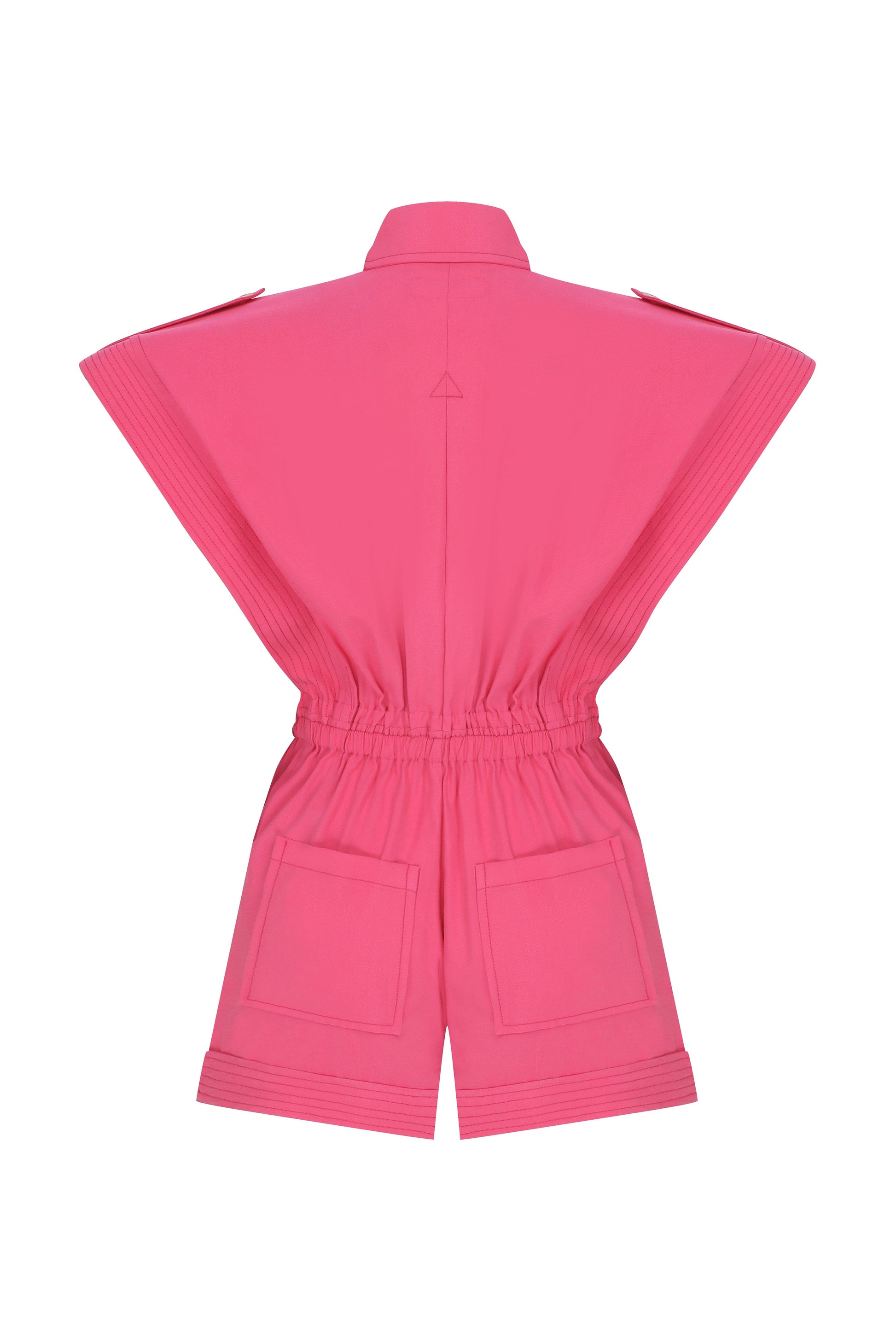 Aleiada Playsuit in Virtual Pink Jumpsuits & Rompers Nazli Ceren 