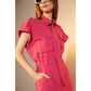 Aleiada Playsuit in Virtual Pink Jumpsuits & Rompers Nazli Ceren 