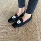 Black Casablanca Raffia Moccasin Sandals Momoc Shoes 