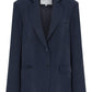 Boxy Navy Blue Oversize Jacket Nazli Ceren 