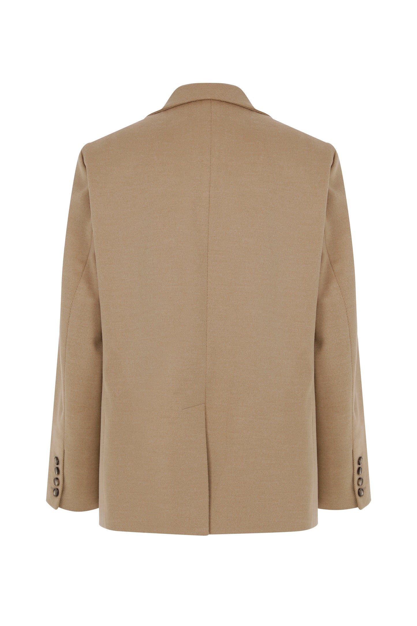 Boxy Wool Blazer in Camel Nazli Ceren 