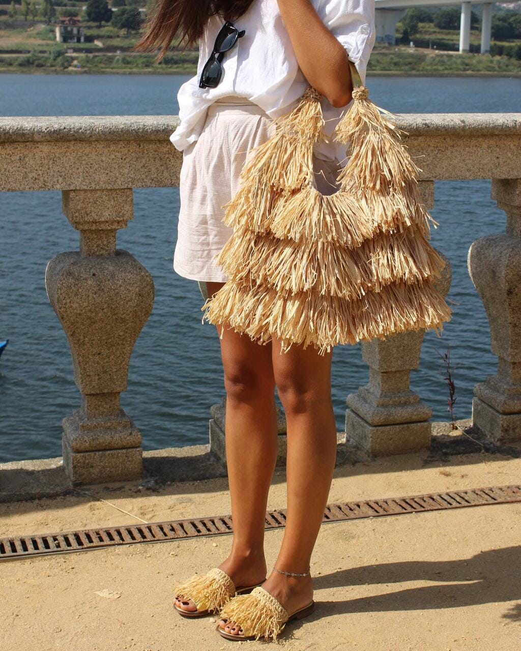 Cambres Raffia Bag Handbags Entrudo 